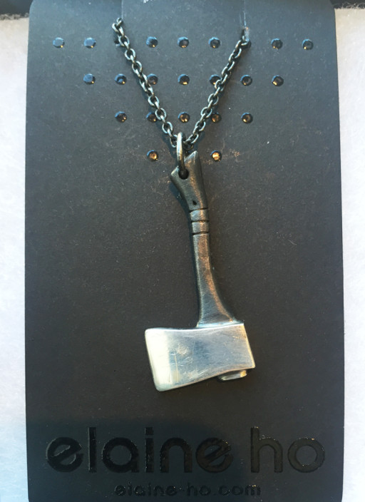 Axe Necklace by Elaine Ho