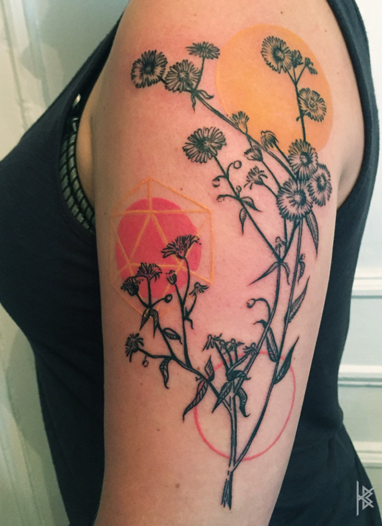 Fleabane Tattoo