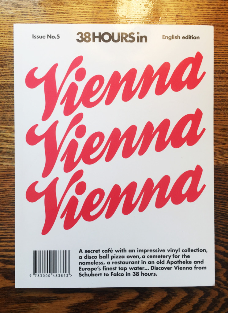 LOST IN (formally 38 Hours) Vienna publication front cover 2014.