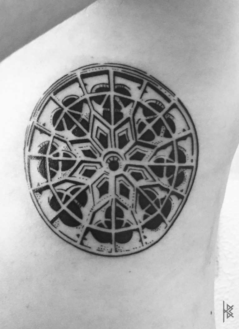 St.Michael's Church Window Tattoo